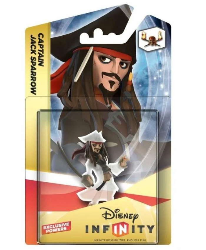 Disney Infinity 1.0 Интерактивная фигурка персонажа Джек Воробей (Прозрачный) (Jack Sparrow)