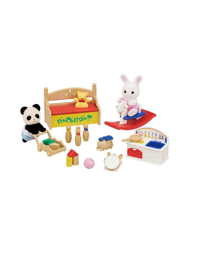 Набор Sylvanian Families Детская игровая комната с Пандой и Снежным кроликом 5709