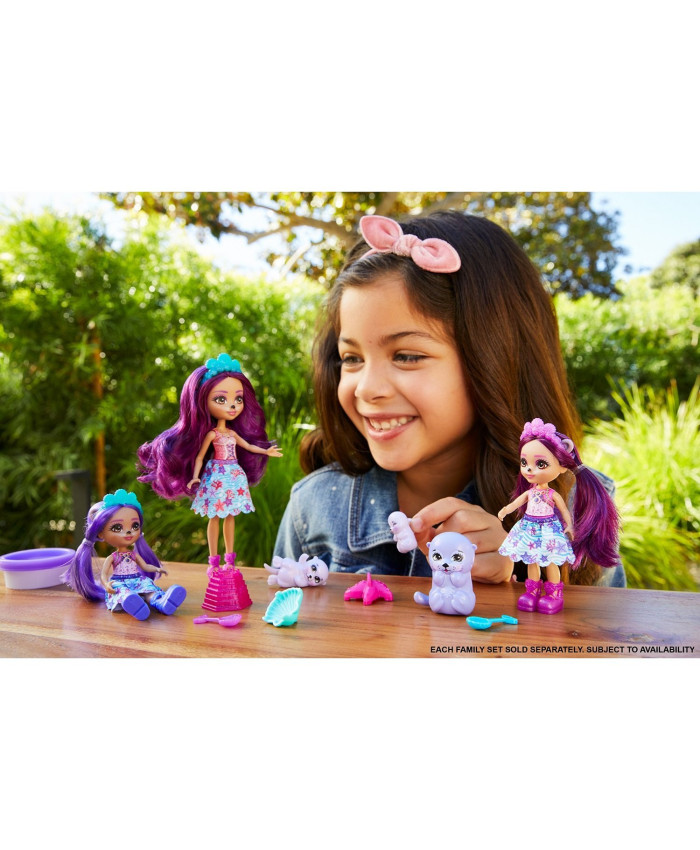Набор игровой Enchantimals Семья Оттавии Выдры с аксессуарами HCF96