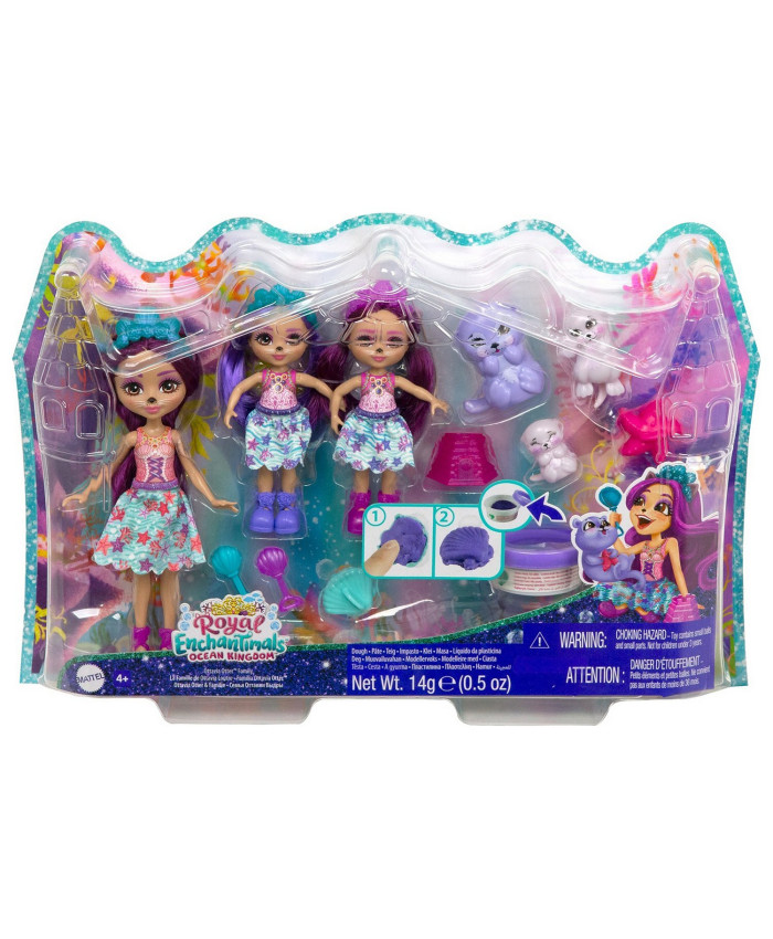 Набор игровой Enchantimals Семья Оттавии Выдры с аксессуарами HCF96