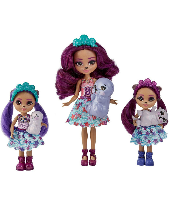 Набор игровой Enchantimals Семья Оттавии Выдры с аксессуарами HCF96