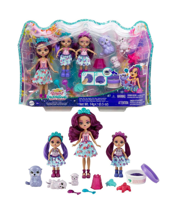 Набор игровой Enchantimals Семья Оттавии Выдры с аксессуарами HCF96