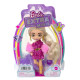 Мини-Кукла Mattel Barbie Экстра Модница в мерцающем платье с меховой накидкой