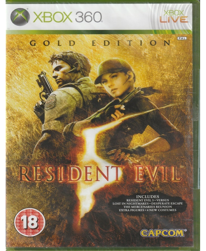 игра Resident Evil 5 Gold Edition (Xbox 360)
