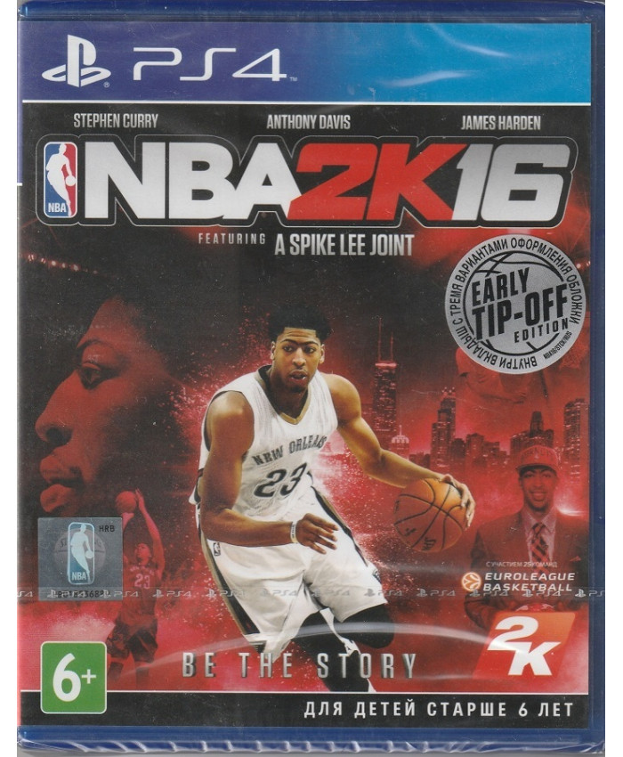 игра NBA2K16 (PlayStation4, Английский язык)