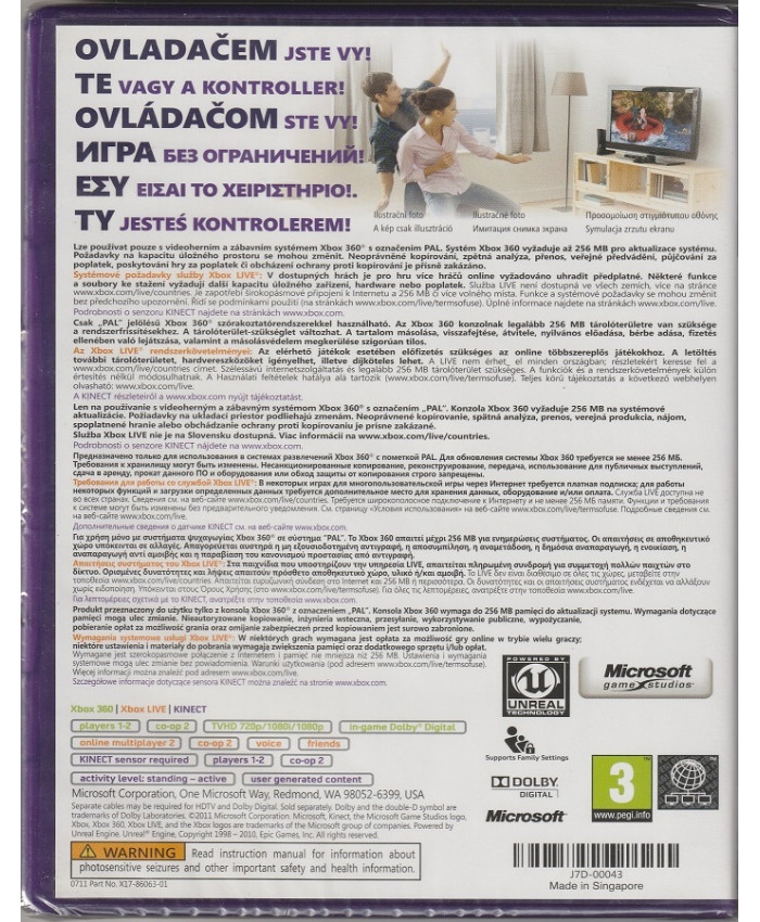 игра Kinect Adventures! (Xbox 360, английский язык)