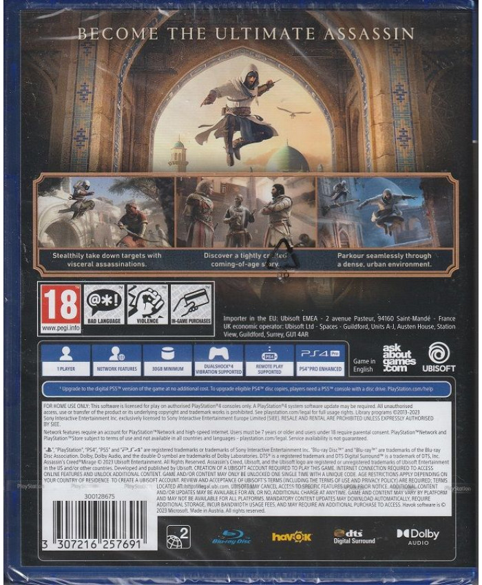 Assassin's Creed Мираж (Mirage) PS4/PS5