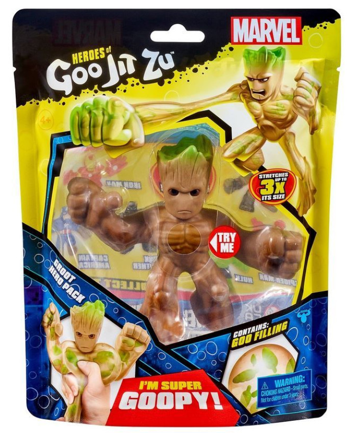 Фигурка GooJitZu Марвел Грут тянущаяся 38680