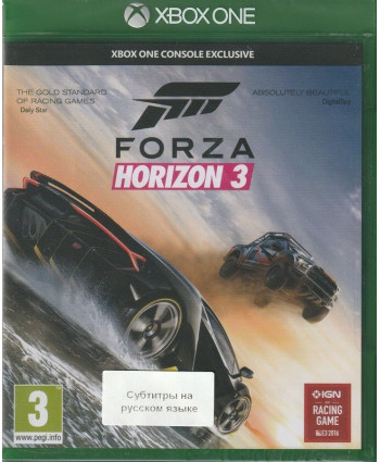 игра Forza Horizon 3 Xbox One Русские субтитры