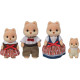 Фигурка Sylvanian Families "Семья Карамельных собачек", 5459