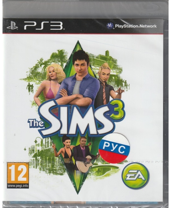 игра The Sims 3  Русская версия (PS3)
