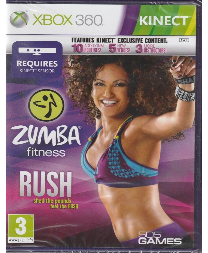 игра Zumba Fitness Rush с поддержкой Kinect (Xbox 360)