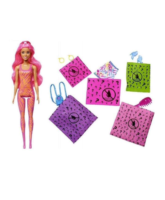 Кукла Barbie Неоновая серия в непрозрачной упаковке HCC67