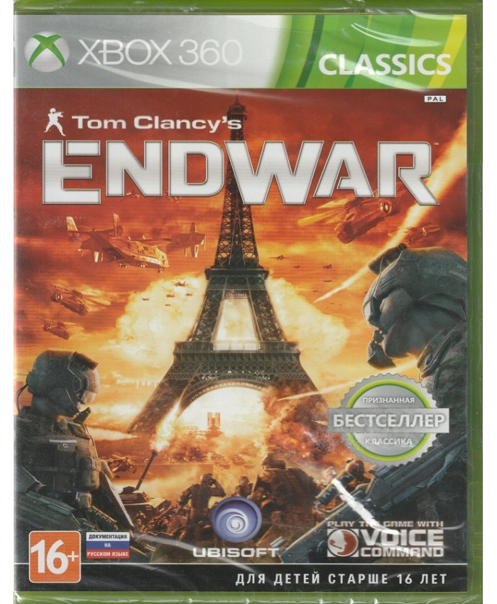 игра Tom Clancy's EndWar (Xbox 360, Английский язык)