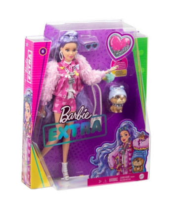 Кукла Barbie Экстра Милли с сиреневыми волосами GXF08