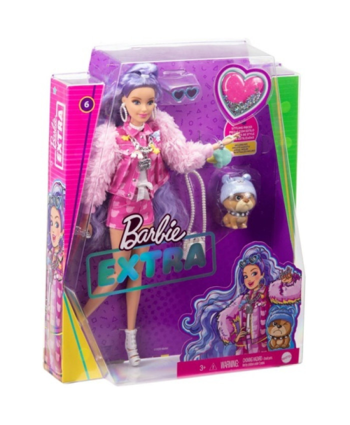 Кукла Barbie Экстра Милли с сиреневыми волосами GXF08