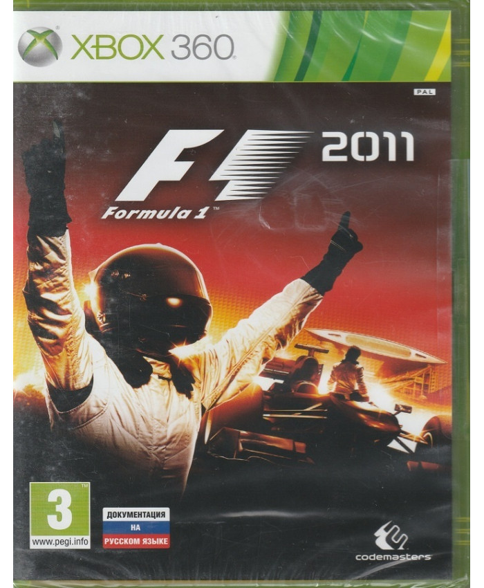 игра Formula One F1 2011 (Xbox 360)