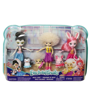 Набор игровой Enchantimals 3предмета Волшебные балерины FRH55