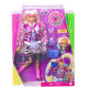 Кукла Barbie Экстра Блондинка, GYJ77, с хвостиками
