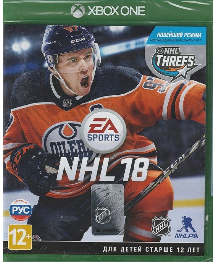 игра NHL 18 Русские субтитры (Xbox one)