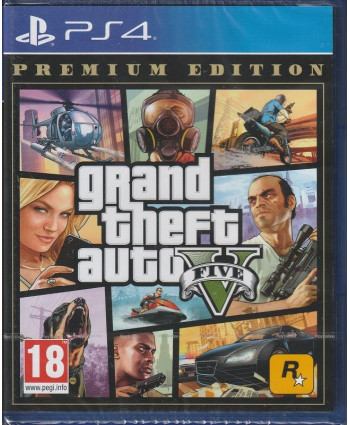 игра GTA: Grand Theft Auto V Premium Edition (PS4)