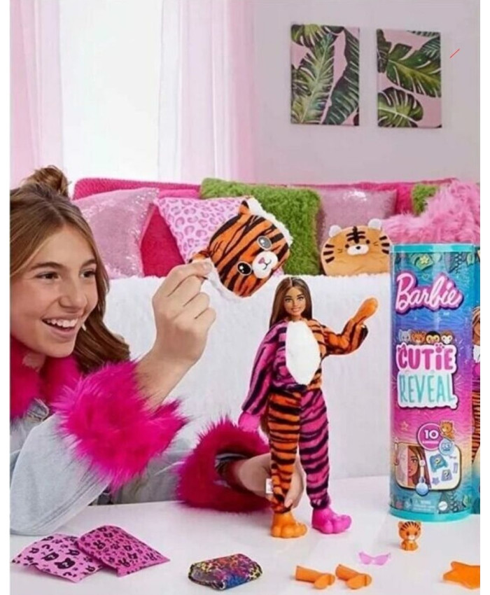 Кукла Mattel Barbie Cutie Reveal, HKP99 голубой/розовый