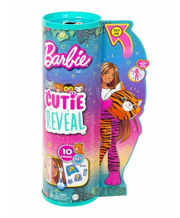 Кукла Mattel Barbie Cutie Reveal, HKP99 голубой/розовый