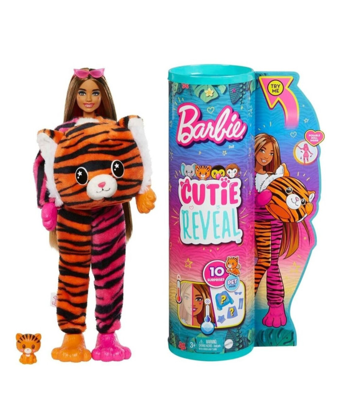 Кукла Mattel Barbie Cutie Reveal, HKP99 голубой/розовый