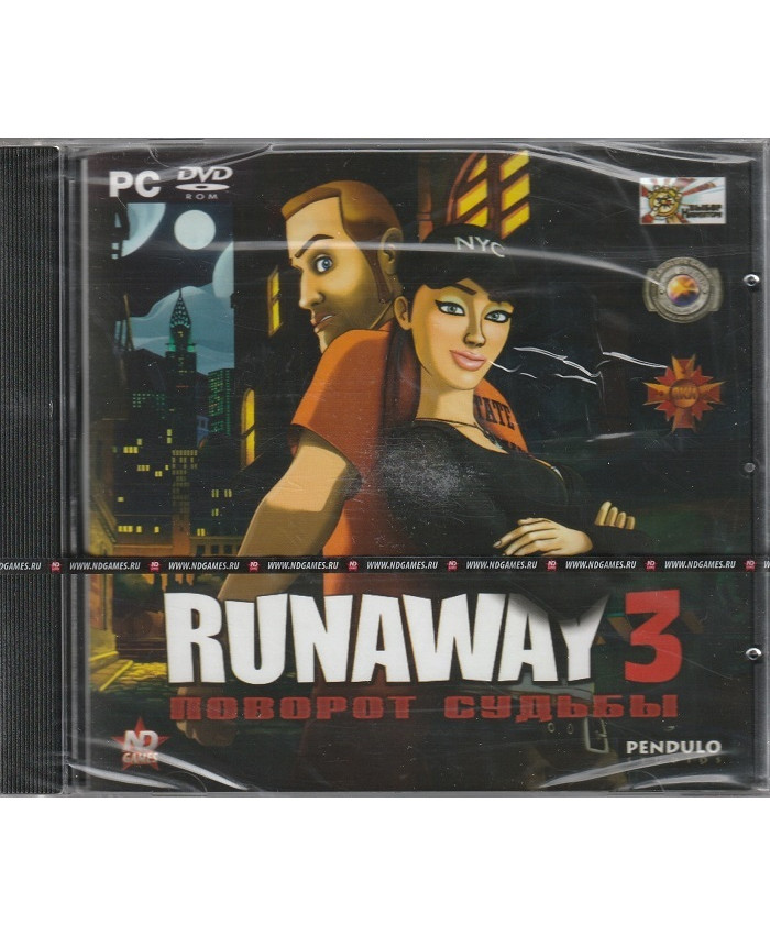 игра Runaway 3. Поворот судьбы Русская версия Jewel (PC)