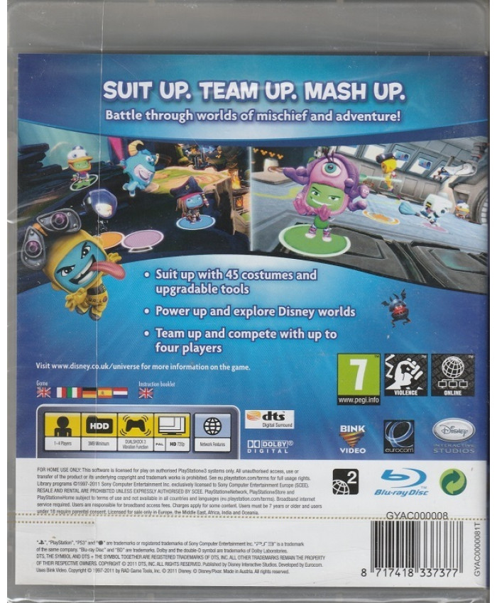 игра Disney Universe (Мир героев) (PS3)