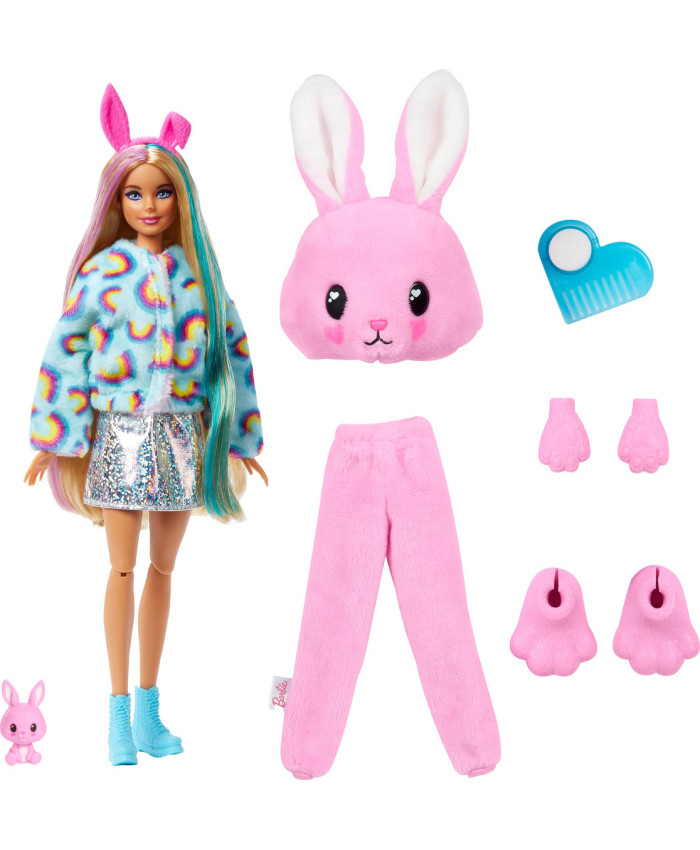 Кукла Mattel Barbie Cutie Reveal Милашка-проявляшка Зайчик, HHG19