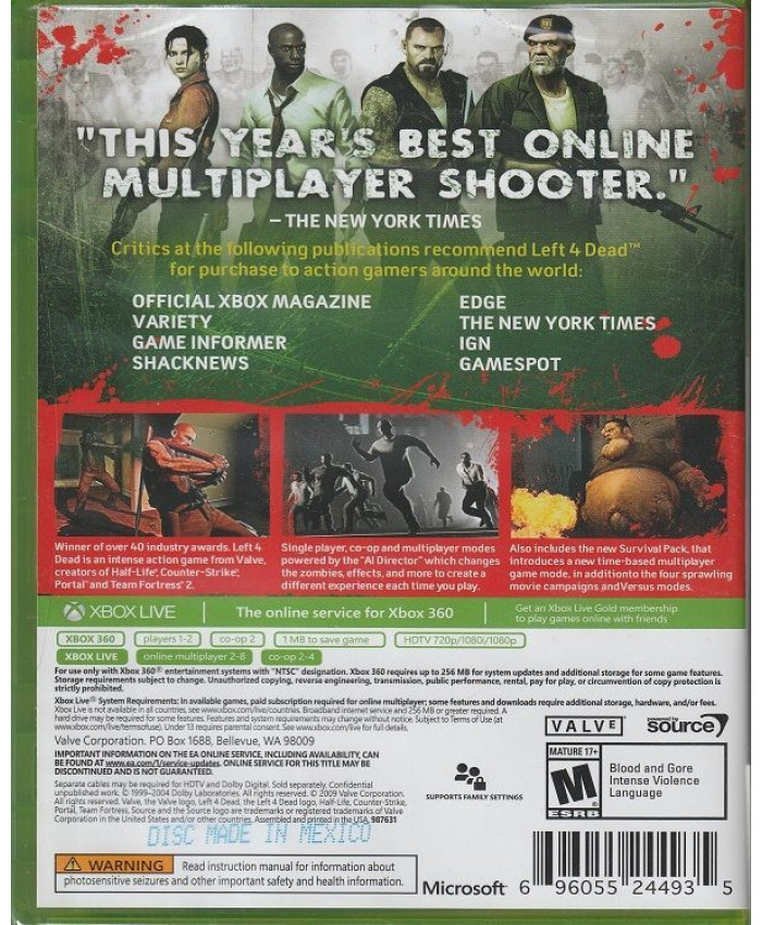 Left 4 Dead Game of the Year Edition