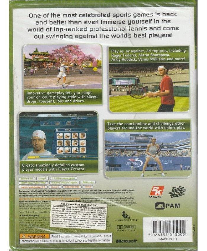 Top Spin 2 (Xbox 360)