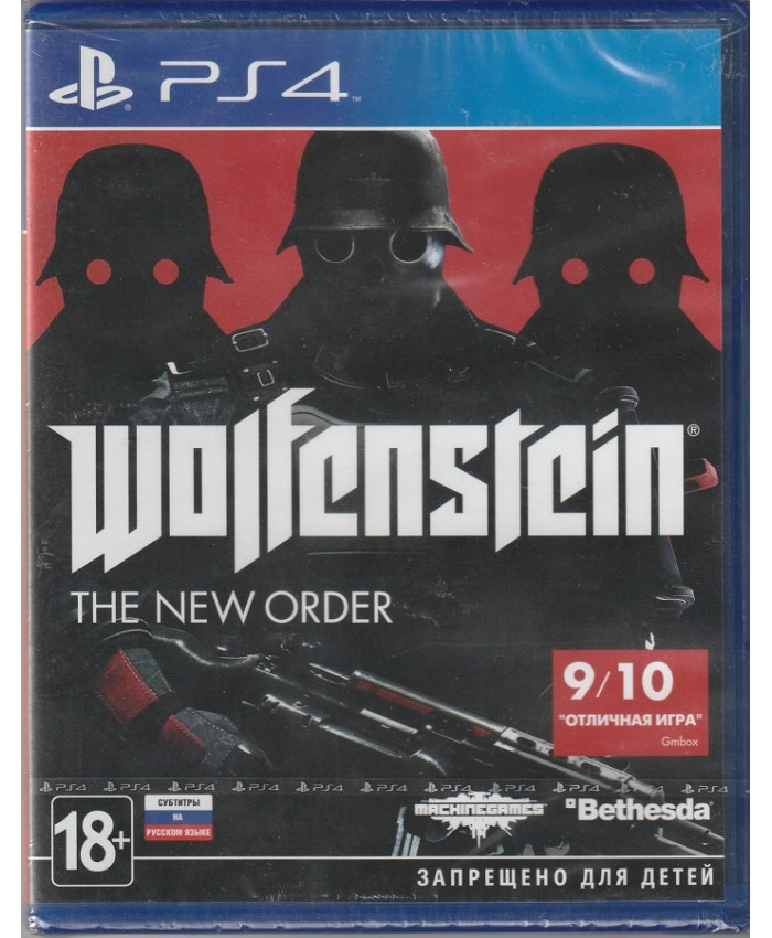 игра Wolfenstein: The New Order (PlayStation4, русские субтитры)