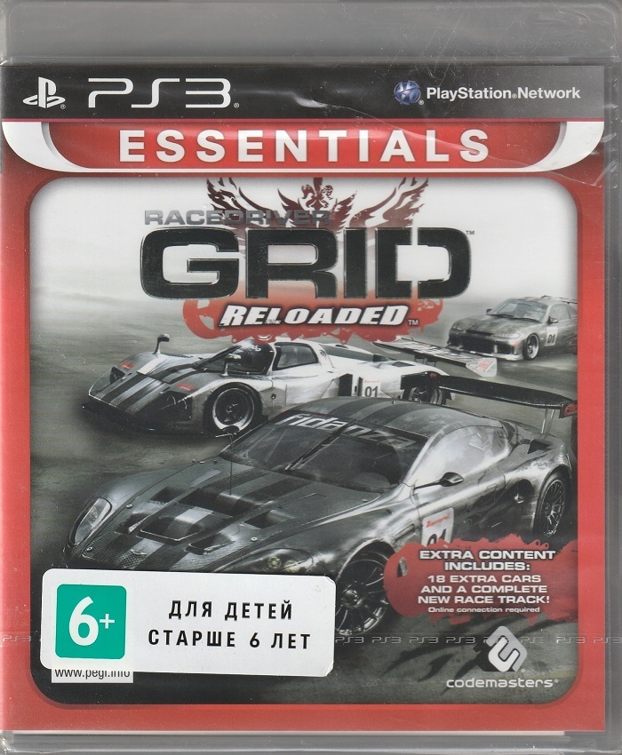 игра Race Driver: GRID Reloaded (PS3)
