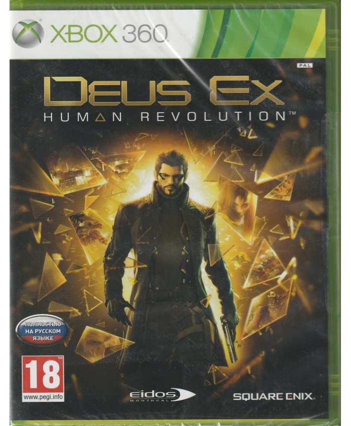 игра Deus Ex: Human Revolution (Xbox 360, русская версия)