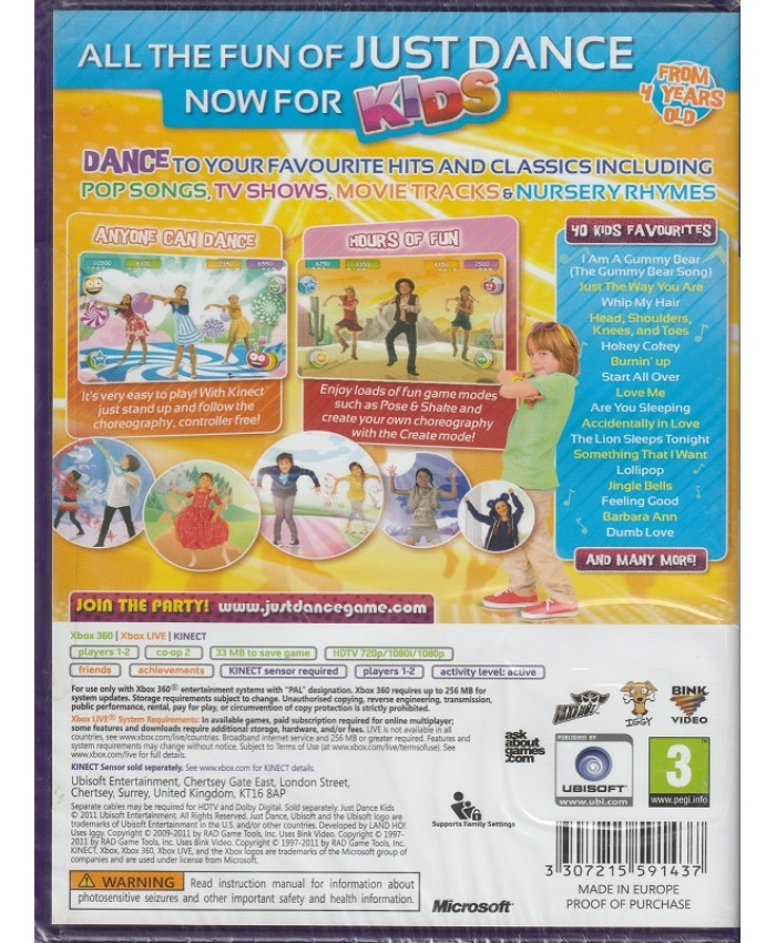 Just Dance Kids для Kinect (Xbox 360)