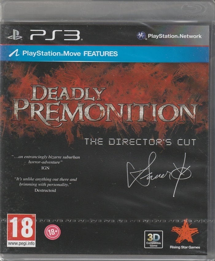 игра Deadly Premonition: The Director's Cut с поддержкой PlayStation Move (с поддержкой 3D) (PS3)